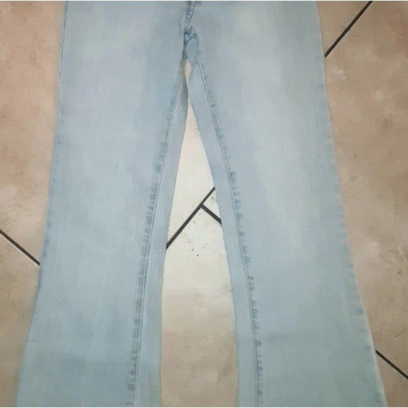 Girls LEVIS 517 Slim Stretch Flare Denim Jeans Size 14 Slim NWT Adjustable - Picture 9 of 15